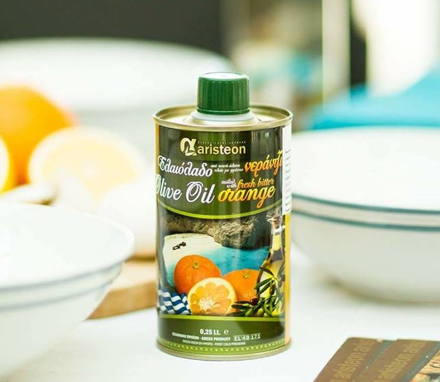 Orange infused olive oil